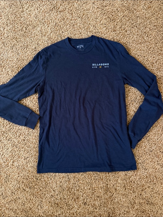 Billabong Other - Billabong Navy Long-Sleeve Logo Tee